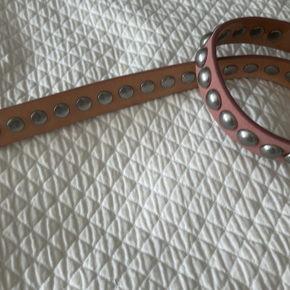 Isabel Marant lightly used pink suede belt, size small - Picture 2 of 5